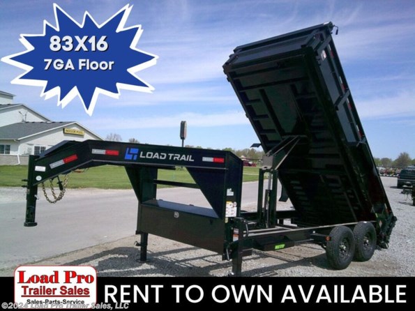 2024 Load Trail DG 83X16 Gooseneck Dump Trailer 14K GVWR 7GA Floor available in Clarinda, IA