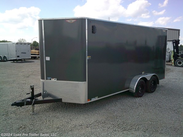 2024 H&H H8416TFTV-070 7X16 Extra Tall Enclosed Cargo Trailer 7K GVWR available in Clarinda, IA
