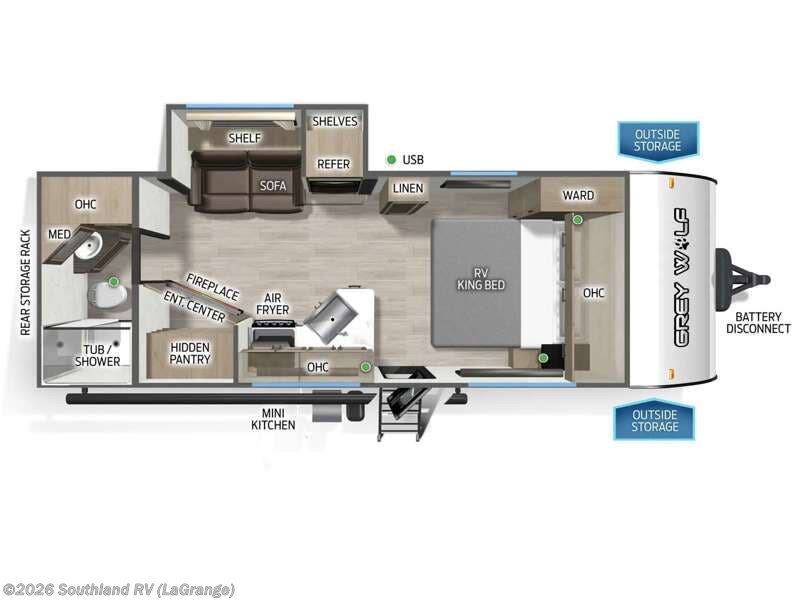 New 2027 Forest River Cherokee Grey Wolf 21AB available in Lagrange, Georgia