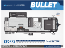 New 2025 Keystone Bullet Crossfire 270RKS available in Blue Grass, Iowa