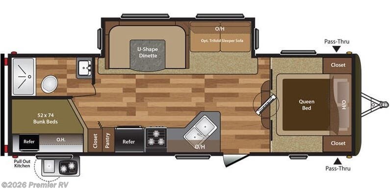 Used 2016 Keystone Hideout 27DBS available in Blue Grass, Iowa