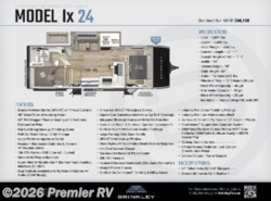 New 2027 Brinkley RV Model Ix 24X available in Blue Grass, Iowa