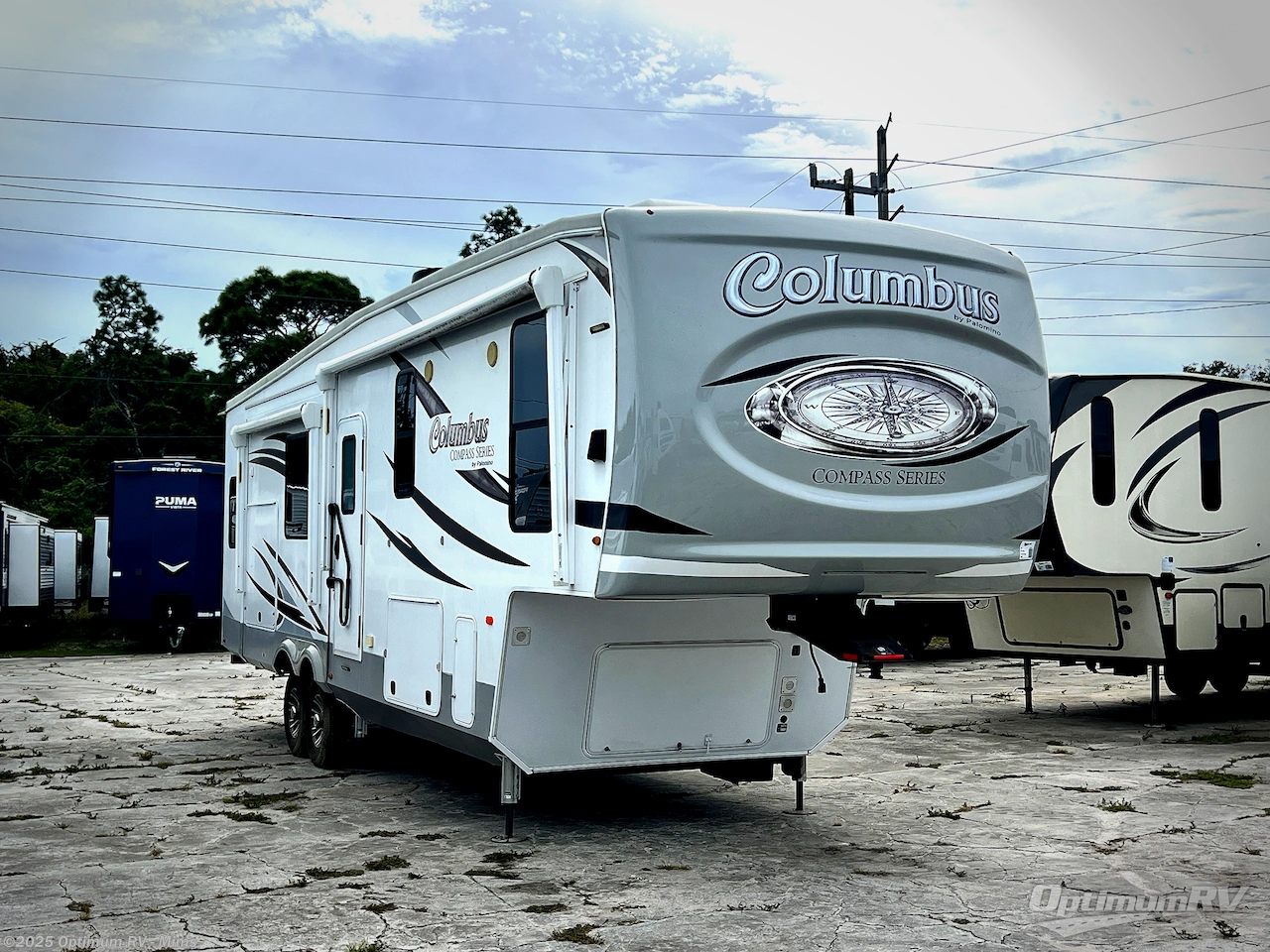 Used 2021 Palomino Columbus Compass 298RLC available in Mims, Florida