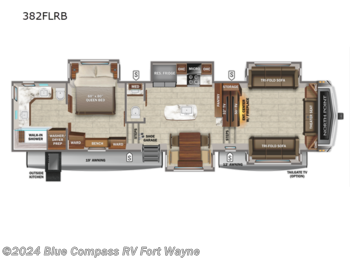 New 2022 Jayco North Point 382FLRB available in Columbia City, Indiana