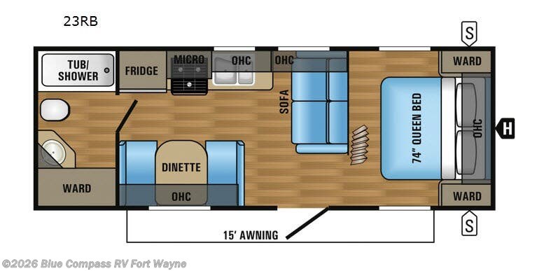Used 2017 Jayco Jay Flight 23RB available in Columbia City, Indiana