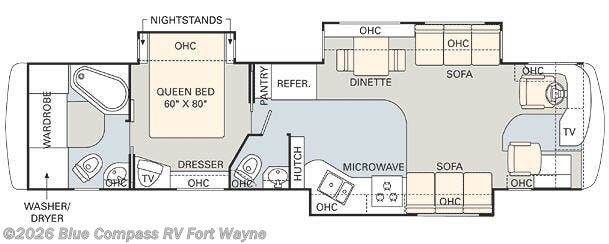 Used 2005 Monaco RV Diplomat 40DST available in Columbia City, Indiana
