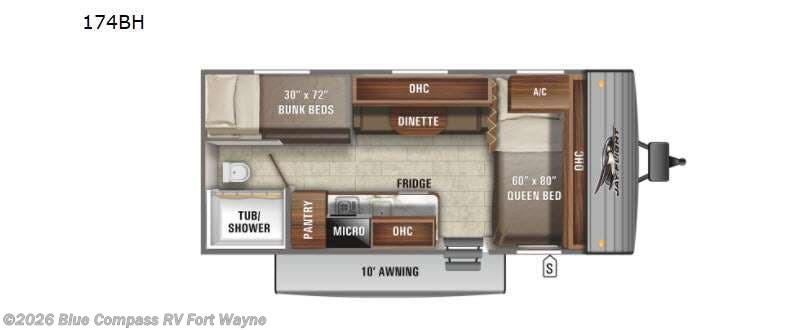 Used 2021 Jayco Jay Flight SLX 7 174BH available in Columbia City, Indiana