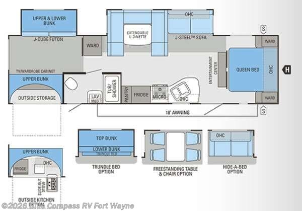 Used 2014 Jayco Eagle 314BDS available in Columbia City, Indiana