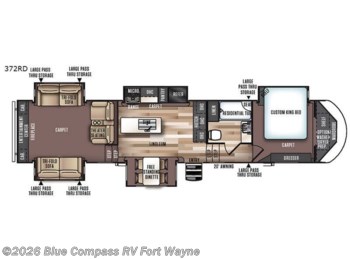 Used 2017 Forest River Wildwood Heritage Glen 372RD available in Columbia City, Indiana