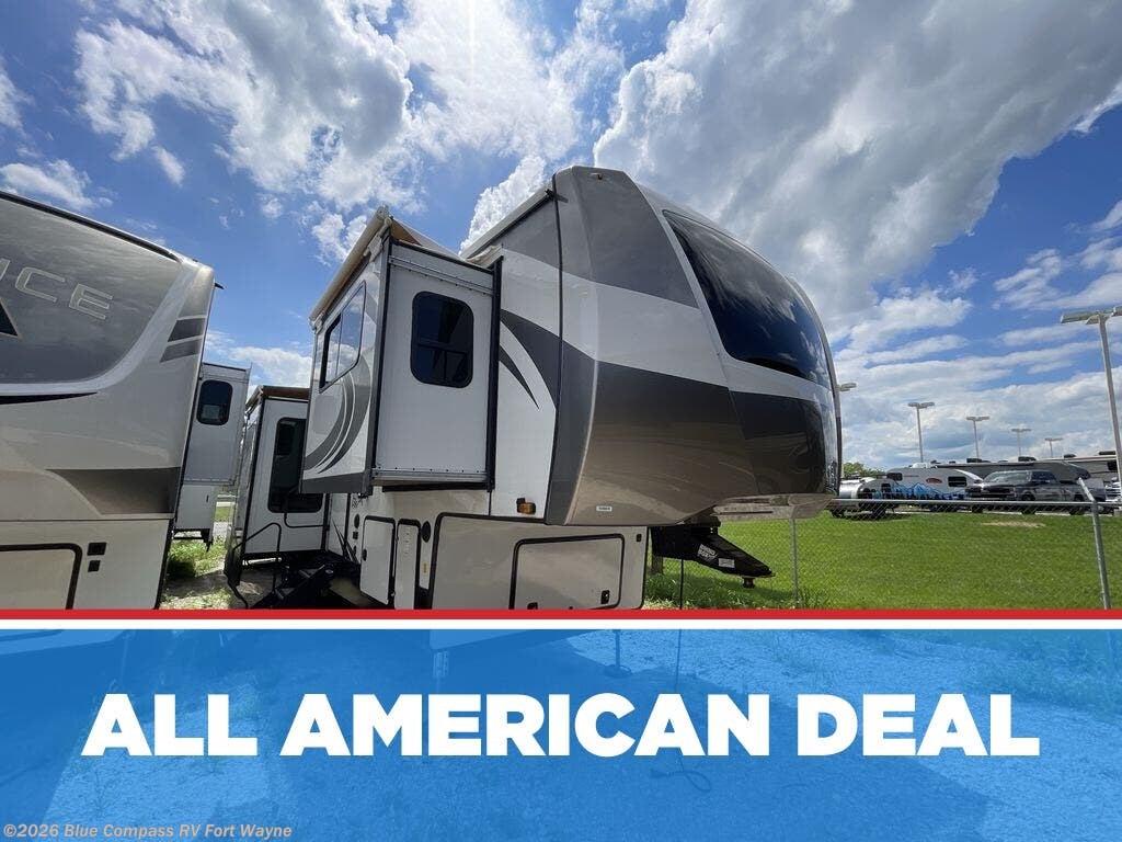 Used 2022 Forest River Sandpiper Luxury 379FLOK available in Columbia City, Indiana