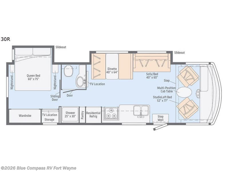 Used 2018  Winnebago Intent 30R by Winnebago from Blue Compass RV Fort Wayne in Columbia City, IN