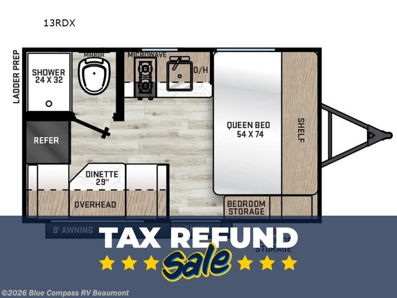 New 2026 Forest River Aurora Light 13RDX available in Vidor, Texas
