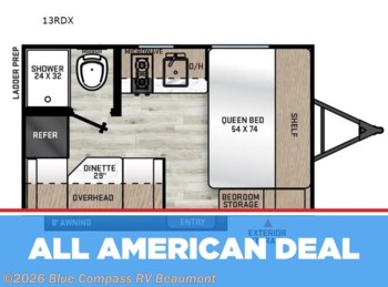 New 2026 Forest River Aurora Light 13RDX available in Vidor, Texas