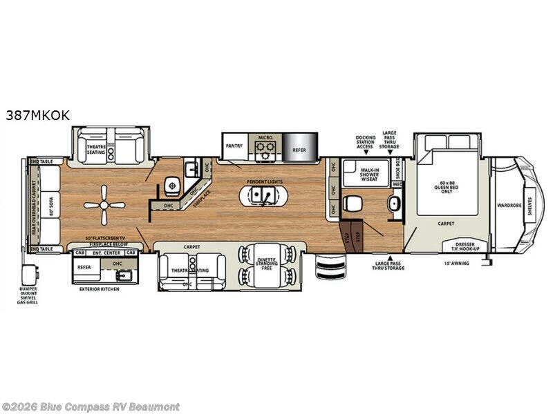 Used 2018 Forest River Sierra 387MKOK available in Vidor, Texas