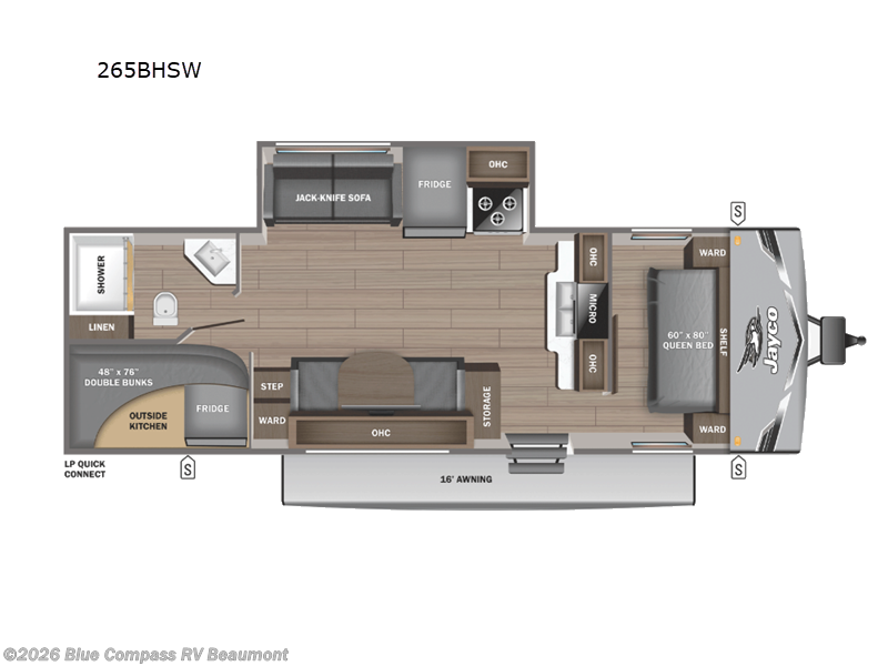 Used 2025 Jayco Jay Flight SLX 265BHSW available in Vidor, Texas