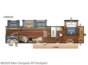 Used 2018 Jayco Eagle 333BHOK available in Rockport, Texas