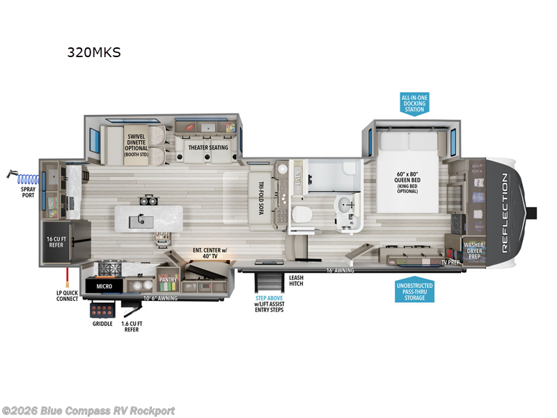 Used 2025 Grand Design Reflection 320MKS available in Rockport, Texas