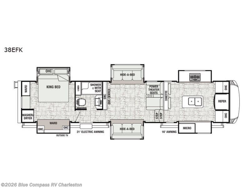 Used 2019 Forest River Cedar Creek Champagne Edition 38EFK available in Ladson, South Carolina