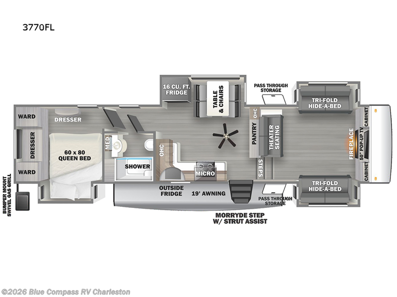 Used 2022 Forest River Sierra 3770FL available in Ladson, South Carolina
