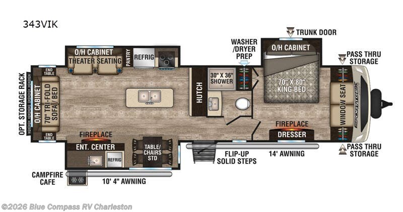 Used 2019 Venture RV SportTrek Touring Edition STT343VIK available in Ladson, South Carolina