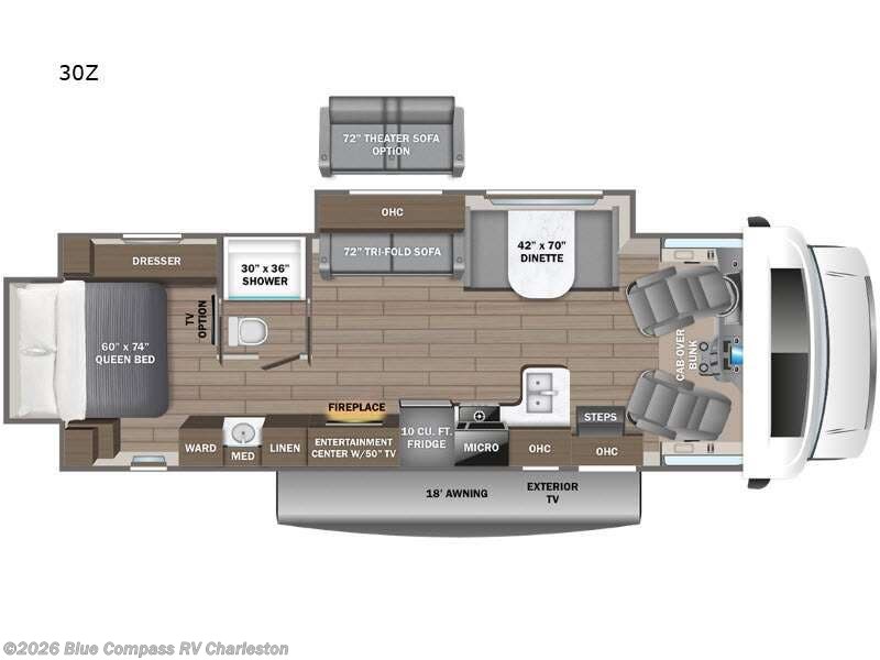 New 2026 Entegra Coach Odyssey 30Z available in Ladson, South Carolina