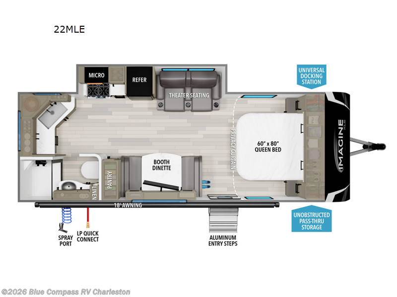 Used 2024 Grand Design Imagine XLS 22MLE available in Ladson, South Carolina