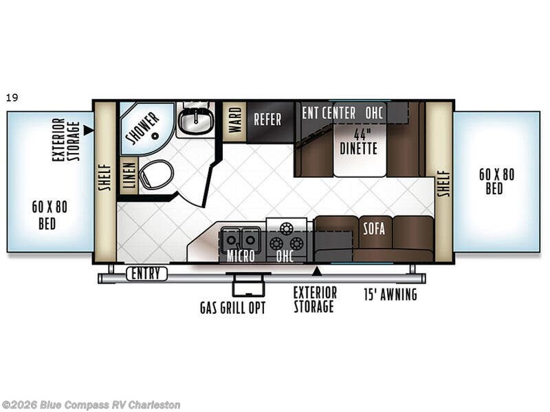 Used 2018 Forest River Rockwood Roo 19 available in Ladson, South Carolina