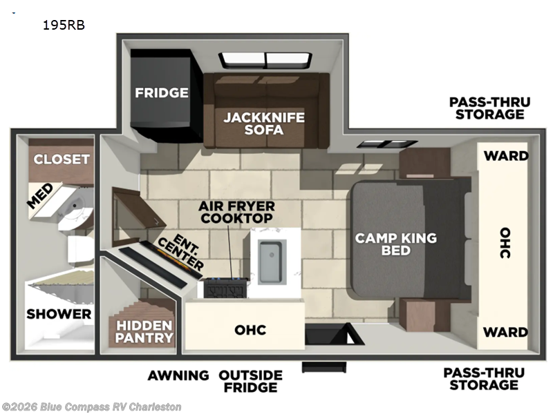 New 2027 Forest River Tracer 195RB available in Ladson, South Carolina