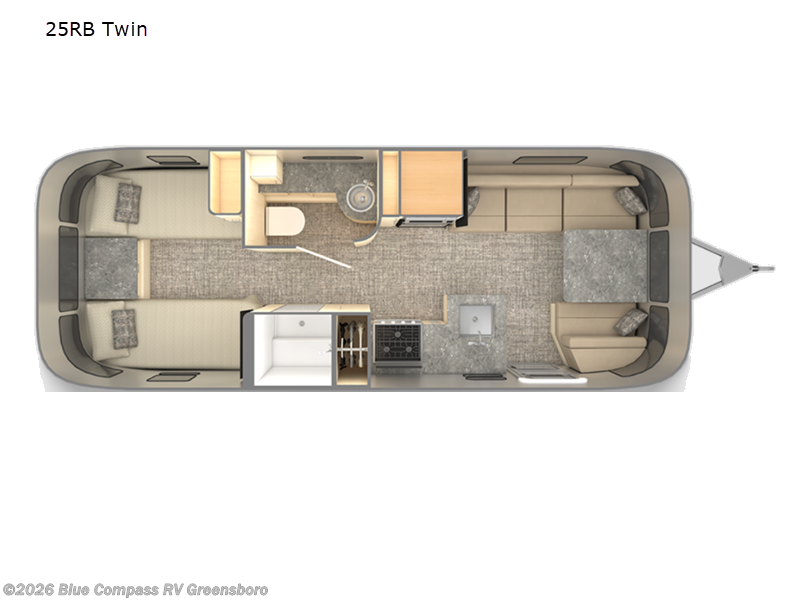Used 2023 Airstream Flying Cloud 25RB Twin available in Colfax, North Carolina