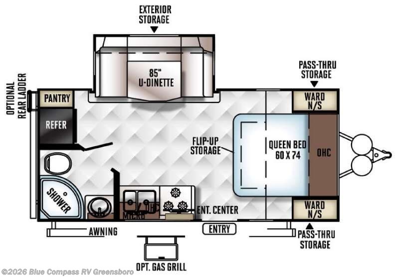 Used 2016 Forest River Rockwood Mini Lite 2104S available in Colfax, North Carolina