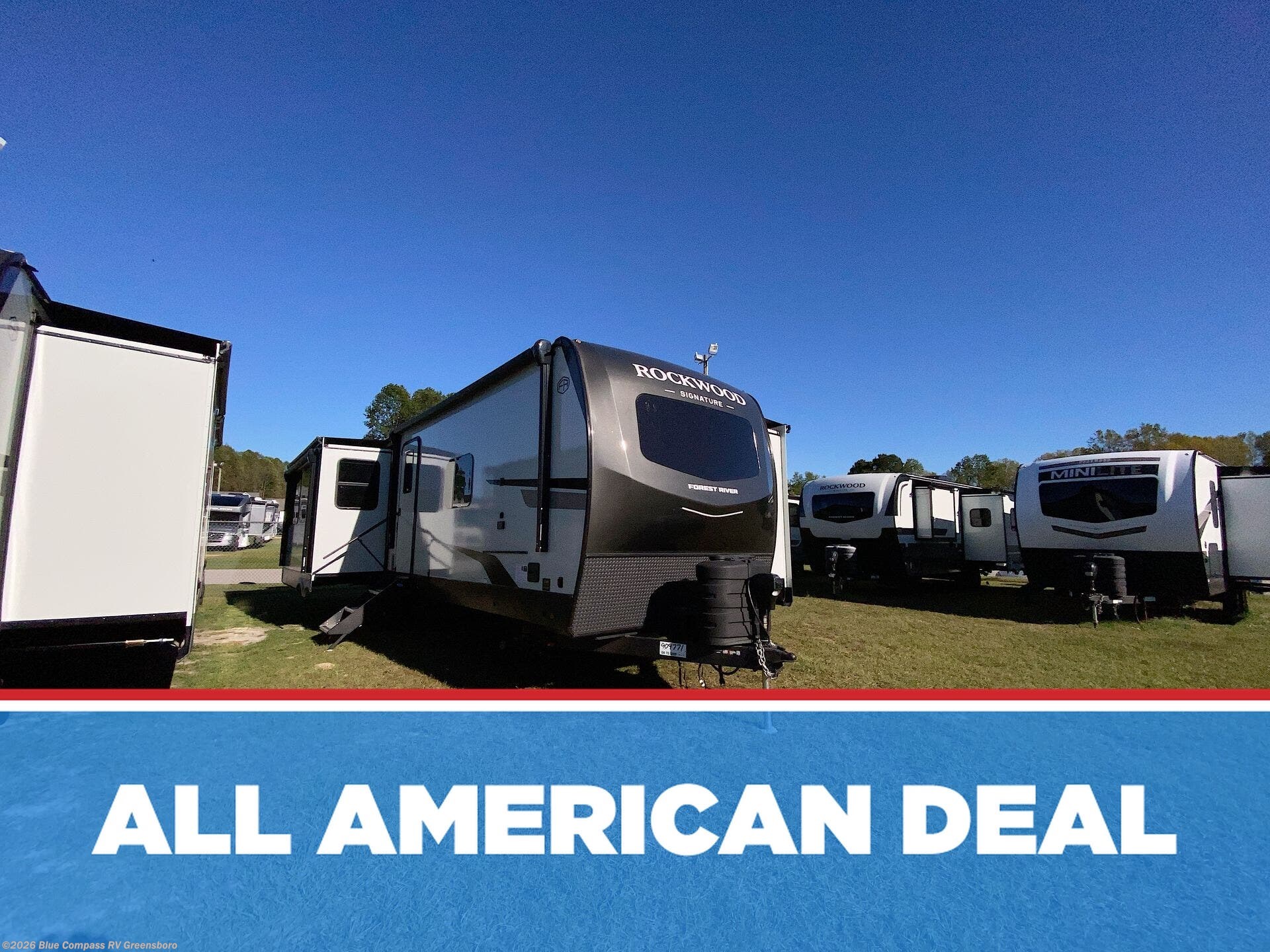 New 2026 Forest River Rockwood Signature 8337RL available in Colfax, North Carolina