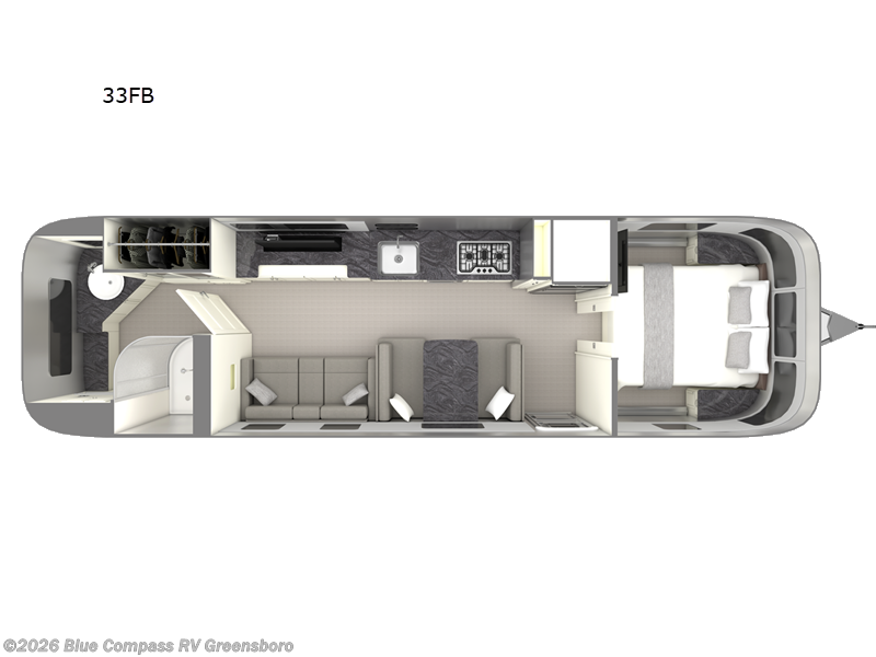 New 2026 Airstream Classic 33FB available in Colfax, North Carolina