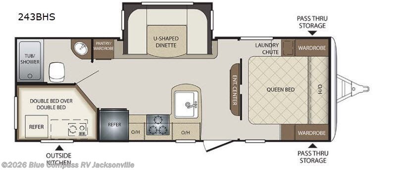 Used 2018 Keystone Bullet 243BHS available in Jacksonville, Florida