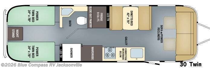 Used 2016 Airstream Classic 30 Twin available in Jacksonville, Florida