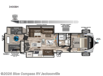 Used 2025 Forest River Vibe 3400BH available in Jacksonville, Florida
