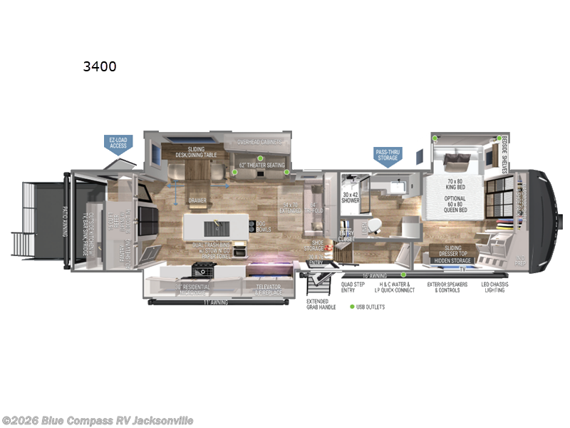 Used 2024 Brinkley RV Model Z 3400 available in Jacksonville, Florida