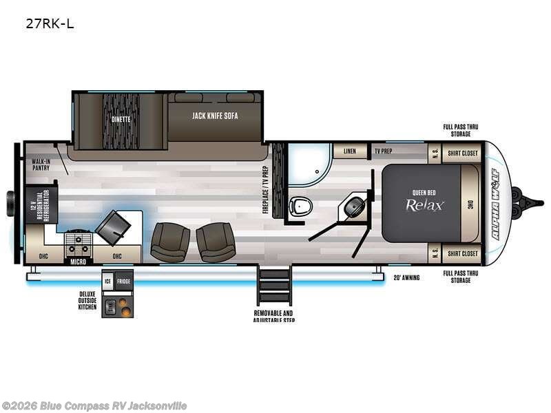 Used 2021 Forest River Cherokee Alpha Wolf 27RK-L available in Jacksonville, Florida