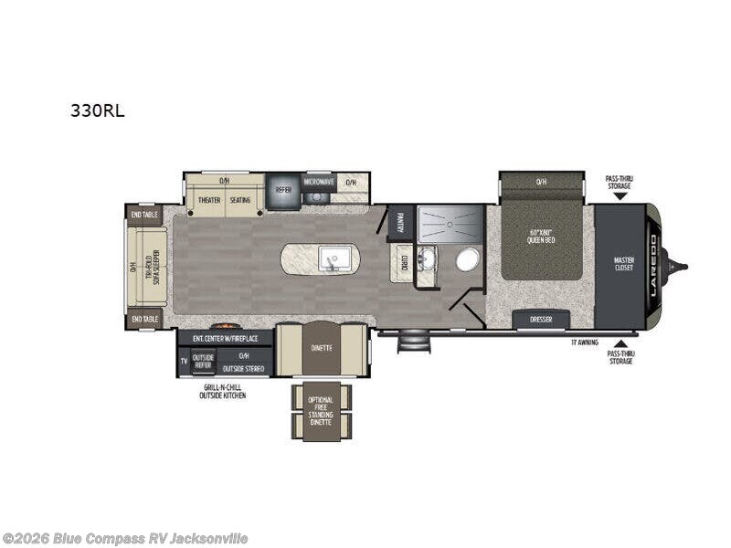 Used 2019  Keystone Laredo 330RL by Keystone from Blue Compass RV Jacksonville in Jacksonville, FL