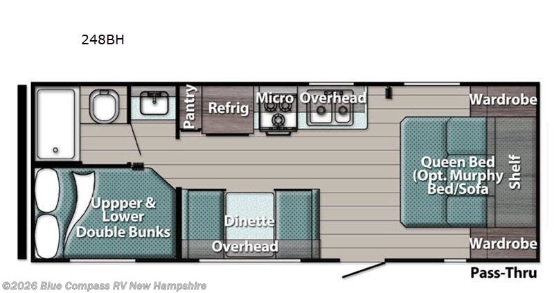 Used 2020 Gulf Stream Ameri-Lite Ultra Lite 248BH available in Epsom, New Hampshire
