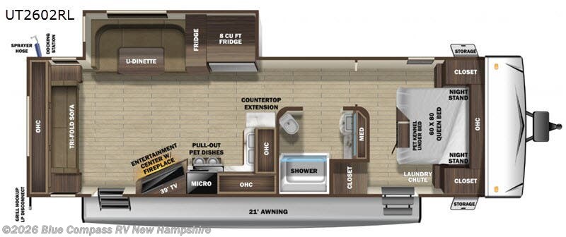 Used 2020 Highland Ridge Open Range Ultra Lite UT2602RL available in Epsom, New Hampshire