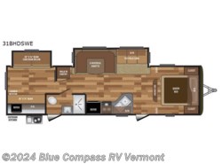 Used 2017 Keystone Hideout 31BHDSWE available in East Montpelier, Vermont