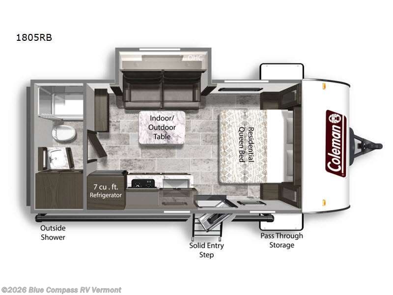 Used 2021 Coleman  Light 1805RB available in East Montpelier, Vermont