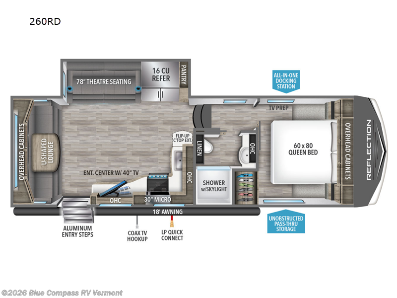 Used 2023 Grand Design Reflection 260RD available in East Montpelier, Vermont