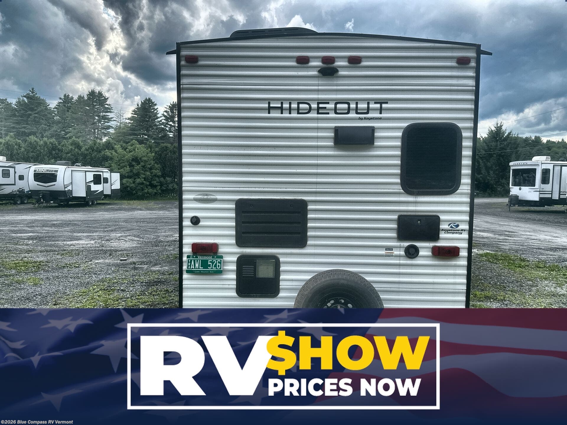 Used 2020  Keystone Hideout 28RKS by Keystone from Blue Compass RV Vermont in East Montpelier, VT