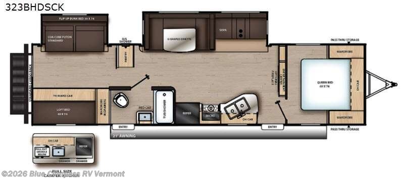 Used 2021 Coachmen Catalina Legacy 323BHDSCK available in East Montpelier, Vermont