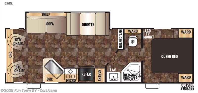 Used 2016 Forest River Cherokee Grey Wolf 26RL available in Corsicana, Texas