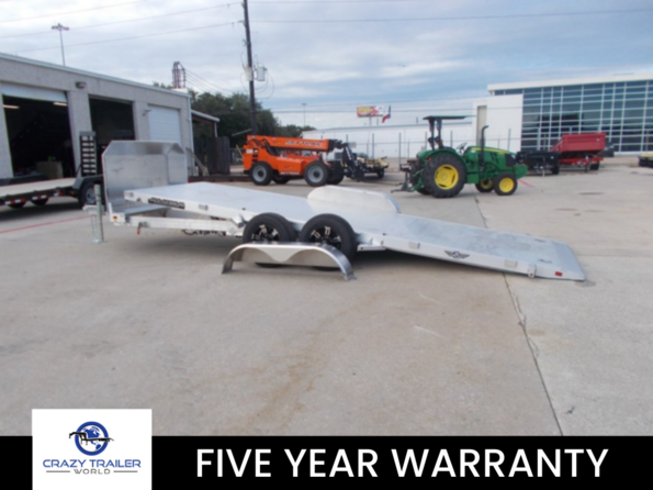 2024 Aluma 8220H Tilt Anniversary 20' Aluminum Tiltbed Car Hauler Trailer 9990 LB GV available in Houston, TX