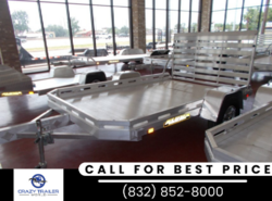 2024 Aluma 7710H-S-TG 10' Aluminum Utility Trailer
