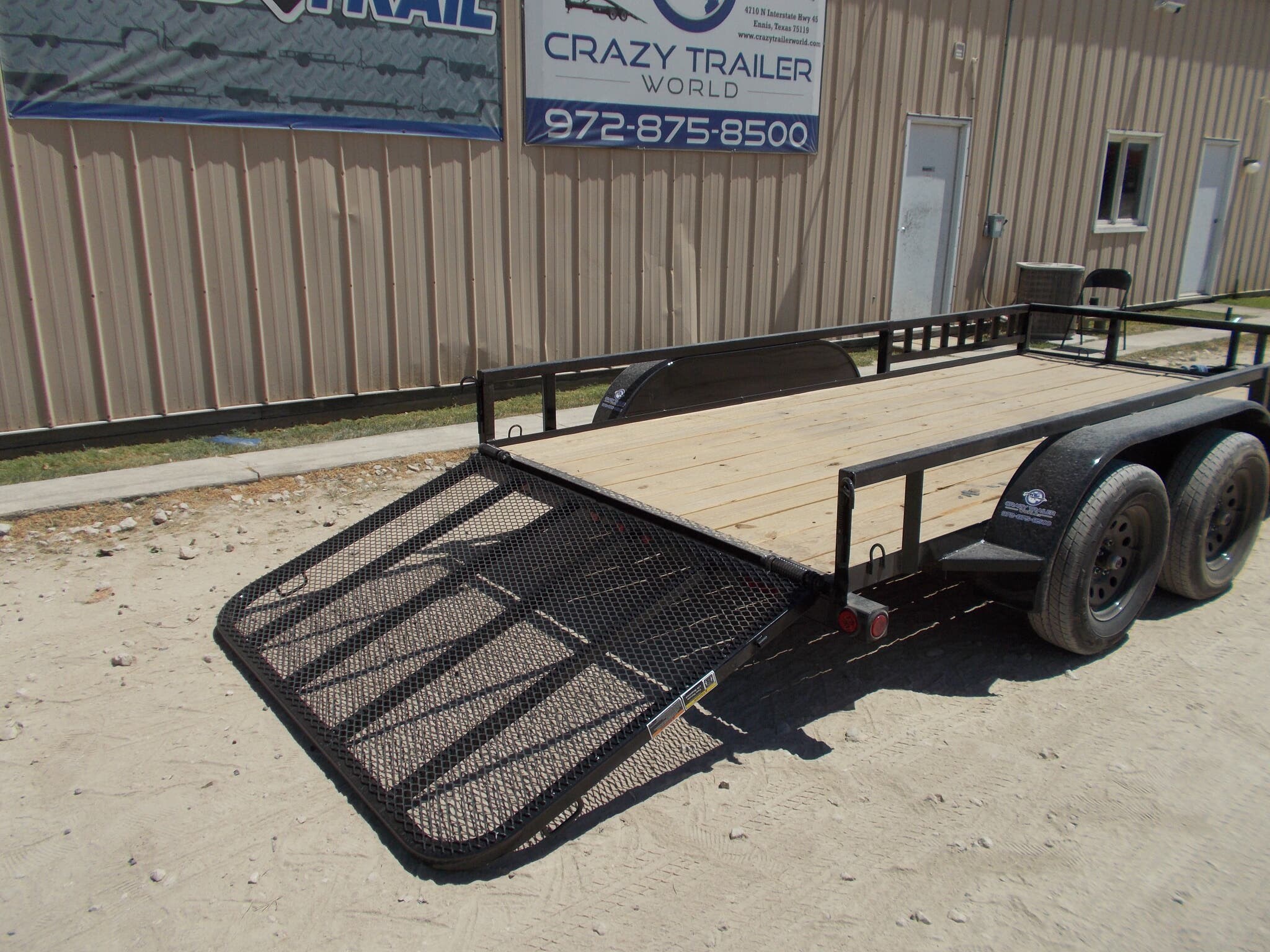 6x14 Utility Trailer for sale New Load Trail 77X14 TubeTop Tandem Axle Utility Trailer With