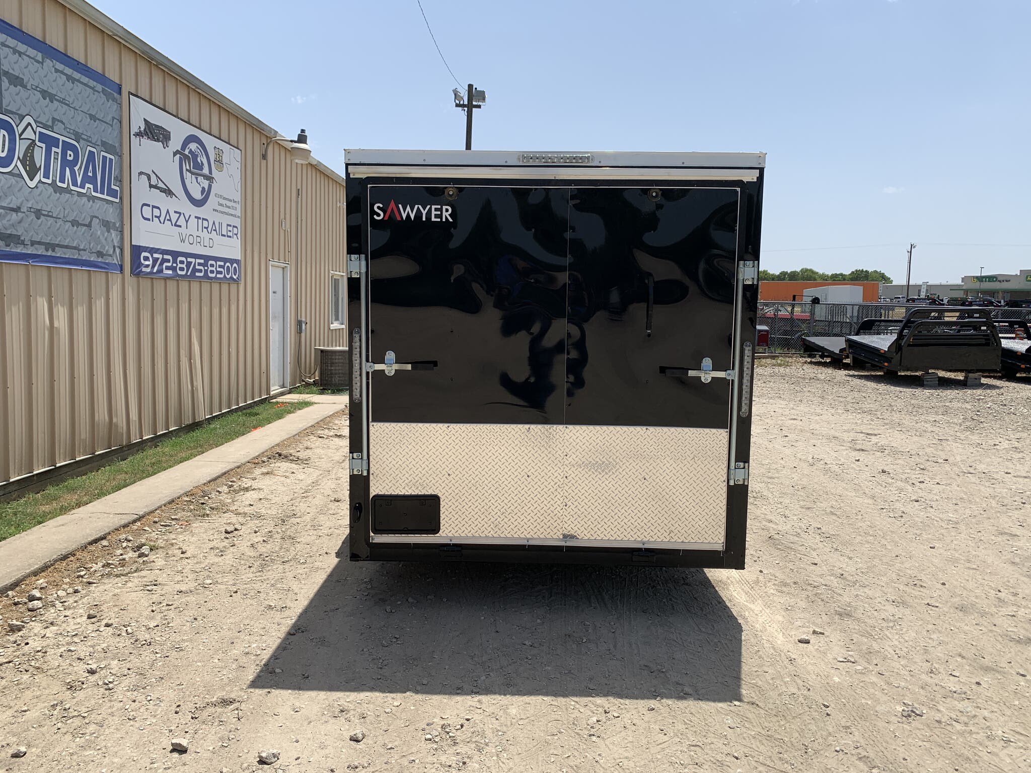 7x16 Cargo Trailer for sale New Sawyer Trailers 7X16 Extra Tall